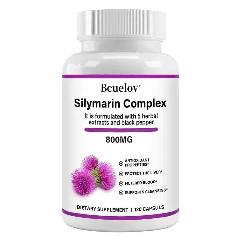 Dandelion + Milk Thistle Liver Detoxification and Purification Rich in Antioxidants Supports Digestive Health – 120 Capsules — image 9