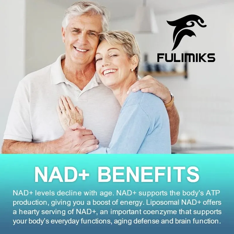 NAD Capsules Supplement Liposomal NAD+ supplement - Aging Defense Cellular Energy Heart & Brain Function