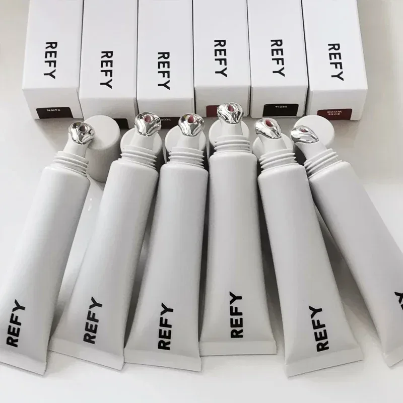 Brand Refy Lip Gloss Metal Applicator Deeply Moisturizing Nourishing Plumping Shine Non-Sticky Satin Nude Lip Makeup Cosmetics