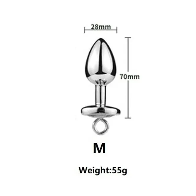 Small Size Metal Anal Beads Butt Plug Mini Rainbow Rose gold Butt Plug Crystal Jewelry Trainer Anal Dildo Masturbation Sex Toy — image 28