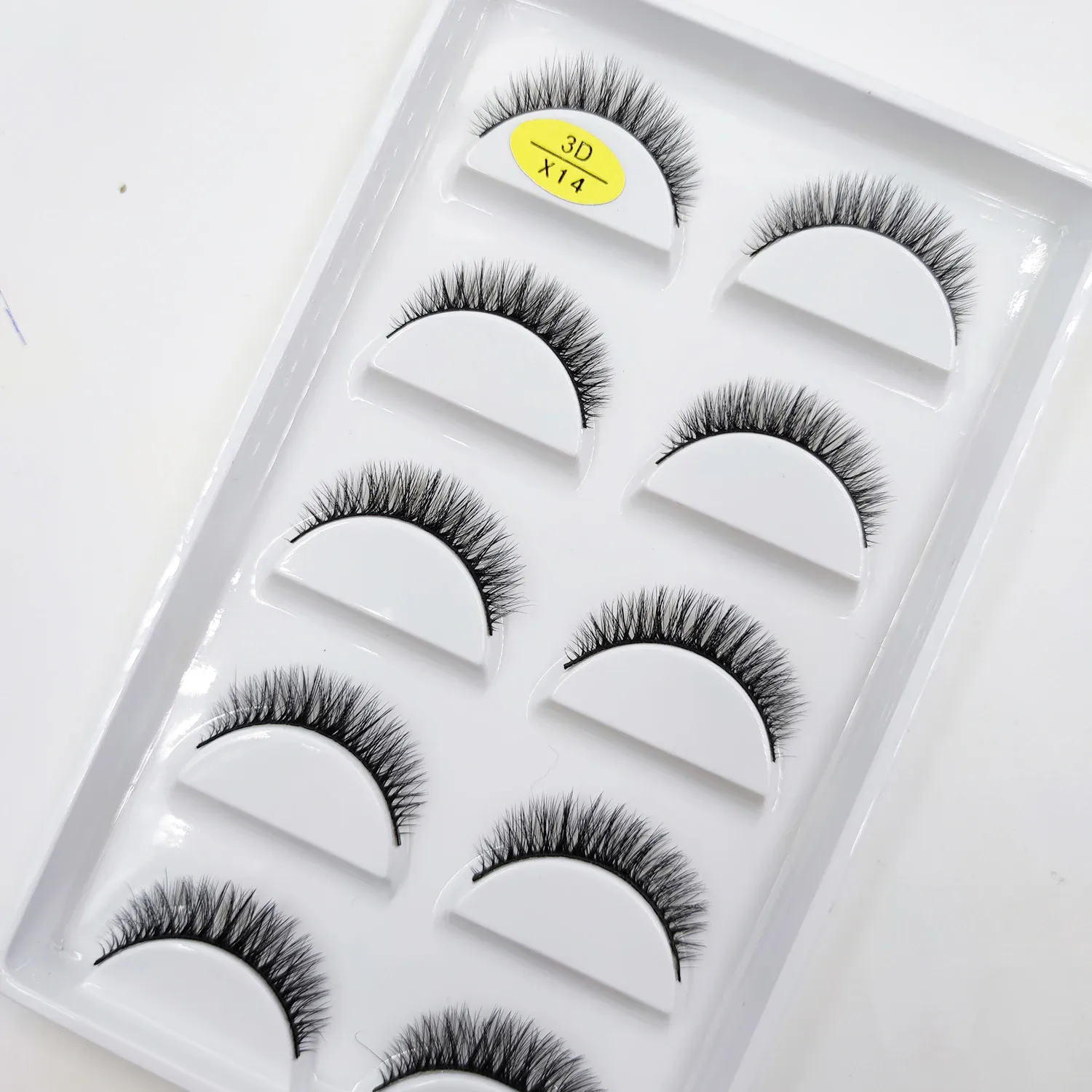 38 Style 5 Pairs Eyelash Natural 3D Mink Ψεύτικες βλεφαρίδες Μακιγιάζ Fake Eye Lashes Faux Cils Make Up Εργαλεία ομορφιάς Χονδρική