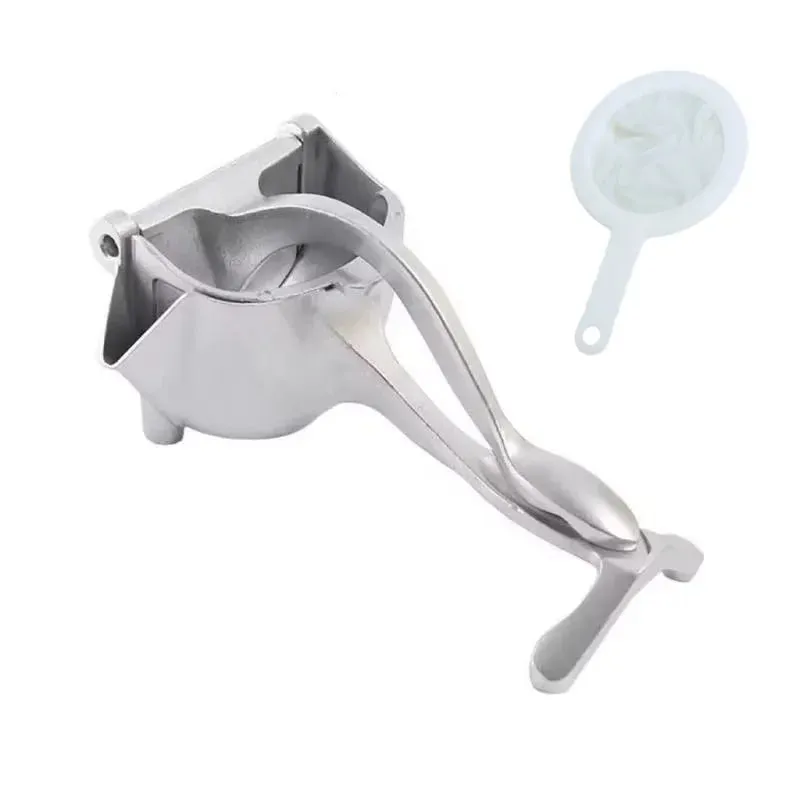 Fruit Juice Squeezer Heavy-Duty Metal Easy Manual Citrus Press Juicer Ergonomic Handle Durable Lemon Squeezer for Fresh Juice