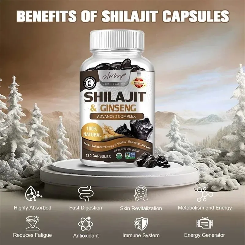 Shilajit - Energy Boost Enhanced Performance Promote Heart and Blood Circulation Health — image 5