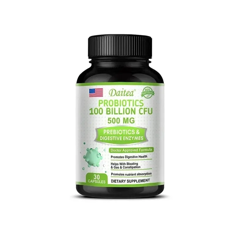 Probiotics 100 Billion CFU with Prebiotics & Digestive Enzymes Gut Health Digestion Bloating Relief & Immune Support