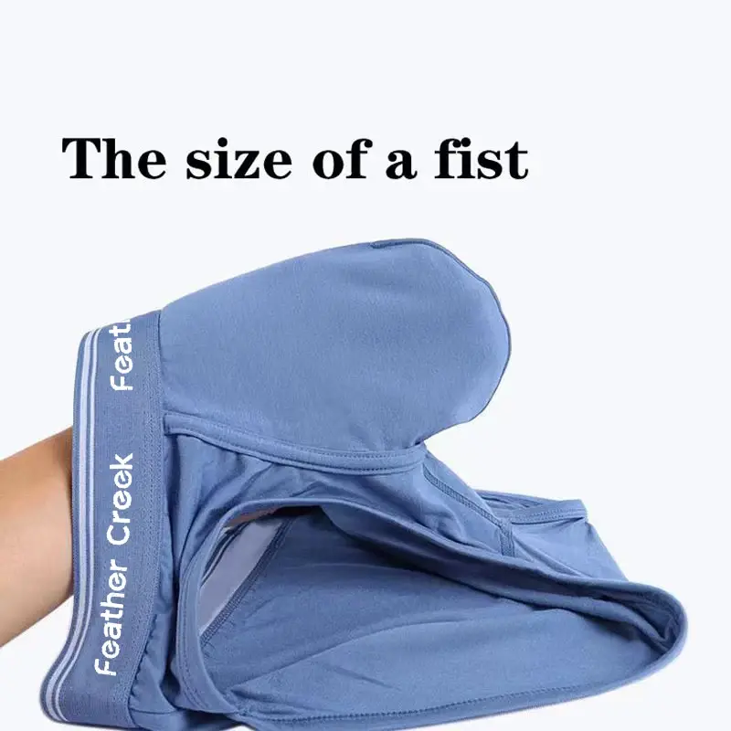 Mens Everyday Large Pouch Underwear U Convex Bulge Enhancing Durable Seamless Cotton Briefs Breathable Low Rise Boxer Shorts Fit