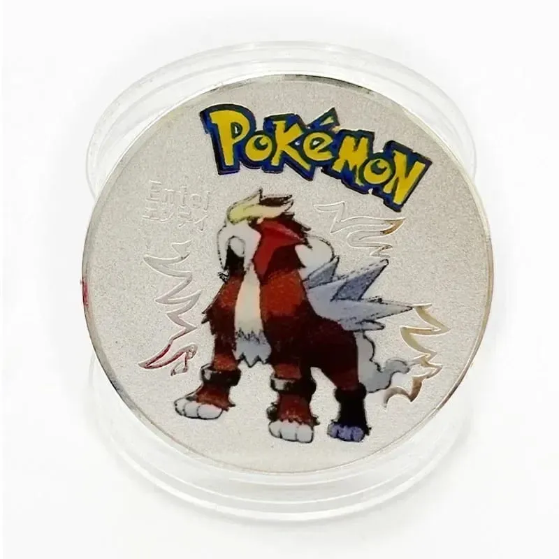 Pokemon Đồng Tiền Vàng Pikachu Anime Đồng Tiền Kỷ Niệm Charizard Vàng Kim Loại Tròn Đồng Xu Đồ Chơi — image 18