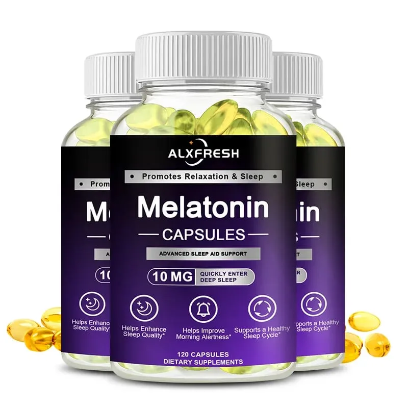 Alxfresh Melatonin 10 mg Supplement Fast Dissolve 60/120 Tablets | Drug Free | Vegetarian Non-GMO Gluten Free — image 4
