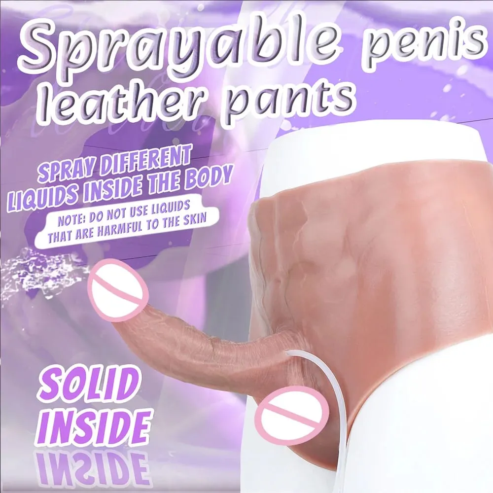 Tapón Anal de silicona, consolador para chorros, bragas con músculos abdominales, pene sólido, masturbador Anal vaginal, juguete sexual para mujer — image 5
