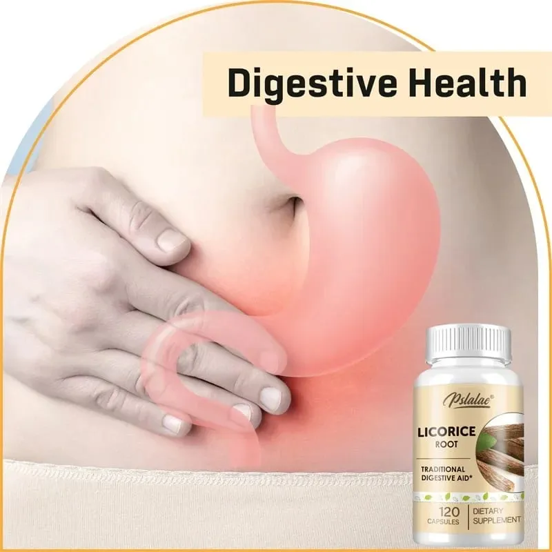 Licorice Root - High Strength Antioxidant Supplement Supports Heart Health Non-GMO Digestive Health Support