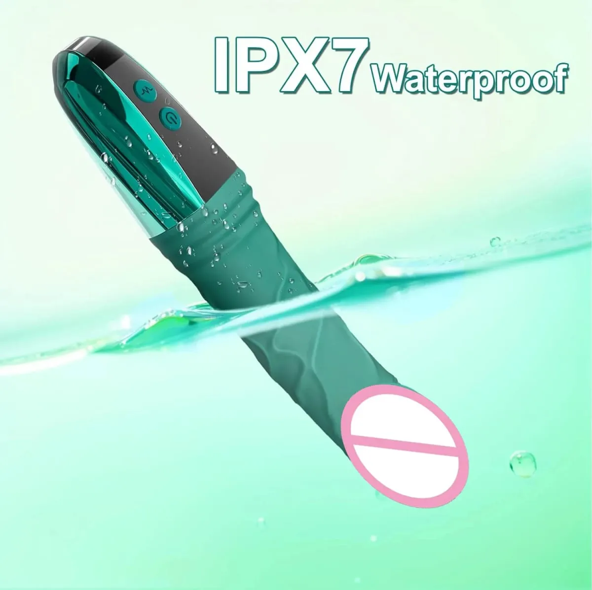 Γυναικεία οθόνη LCD Δονητής Clitoris Nipple Gspot Tease Dildo Stimulator Κόλπος Πρωκτικός Αυνανισμός Παιχνίδια σεξ για γυναίκες, αρσενικά ζευγάρια