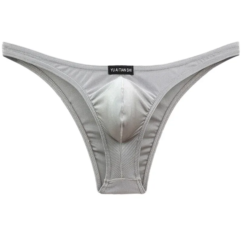 Sexy Underwear Men's Briefs Low Waist Nylon Jockstrap Mini Briefs Bikini Shorts Jockstrap Cueca Underpants Jockmail