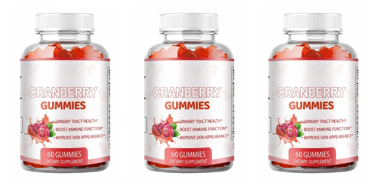 Áfonya-gumik a húgyutak egészségének támogatására C-vitaminnal 40 Mg és E-vitaminnal 2,7 Mg 60 Gummies