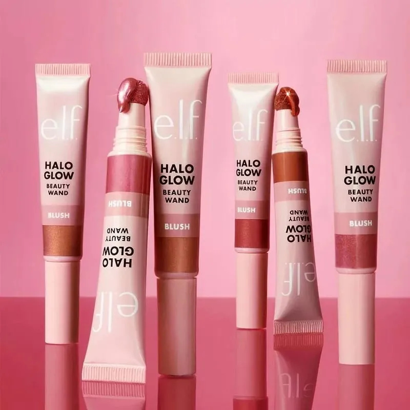 Elf Candlelit BlushLiquid Contouring and Shading Stick για φυσικό τρισδιάστατο Lip Balm Fine Glitter Lip Gloss Lipstick
