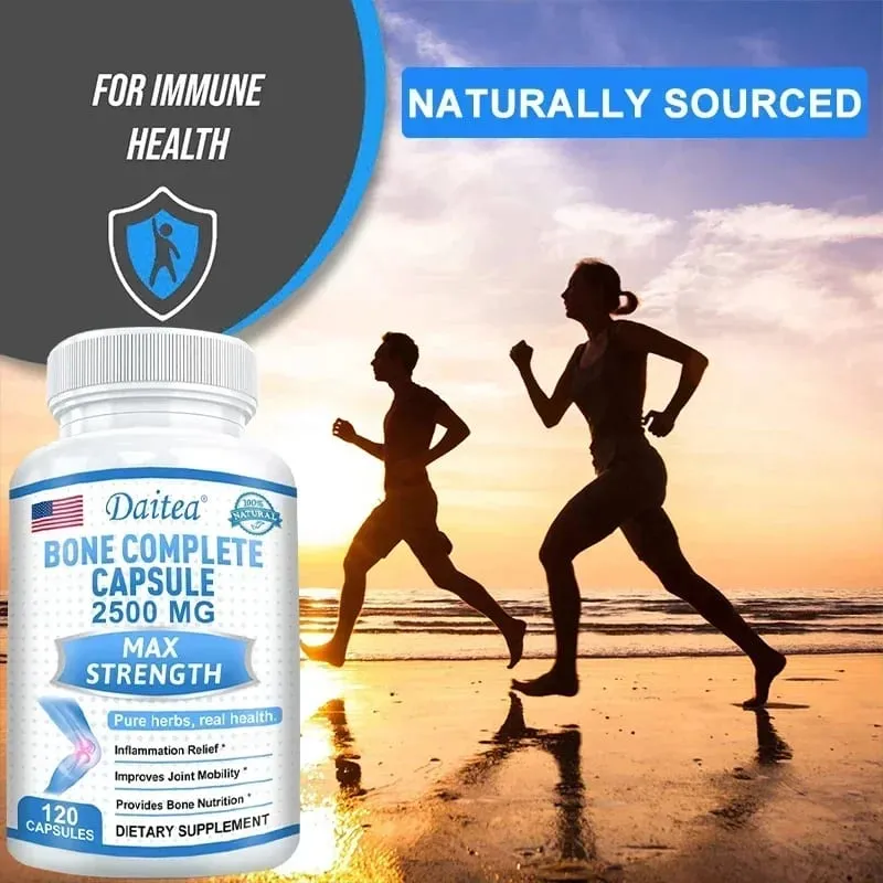 Bone Complete Capsules Containing Calcium and Vitamins D K & C for Joint Health Bone Skin Nail Health and Osteoporosis — image 4