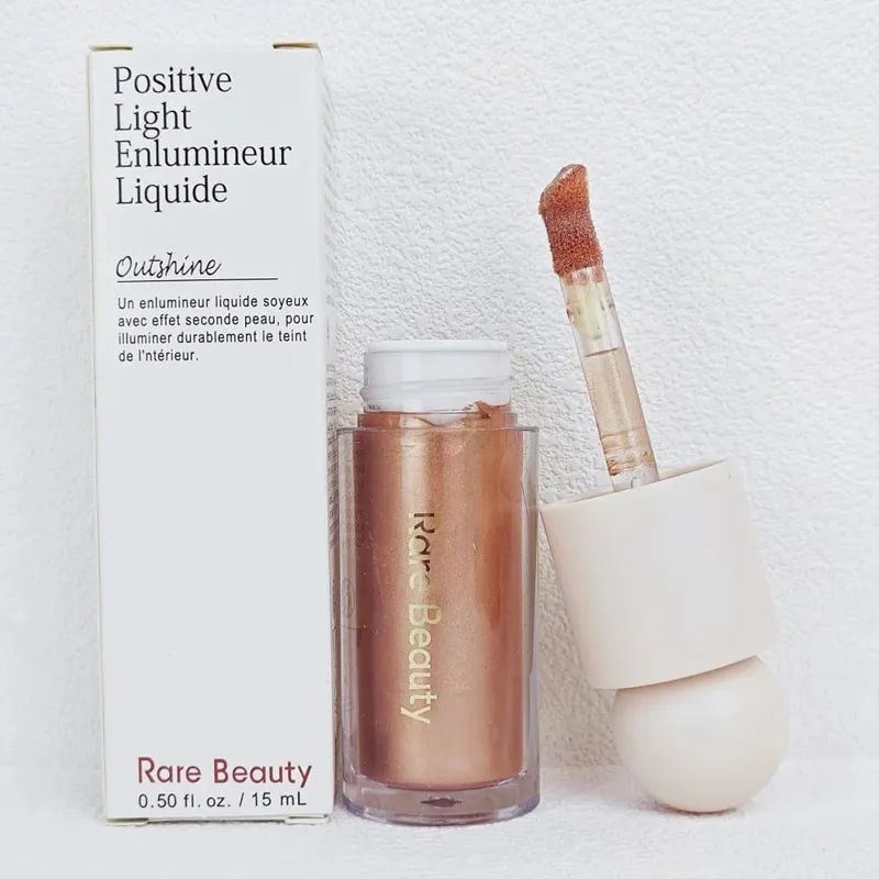Rare Beauty Serene Gentle Mellow Solac Liquid Bronzer Shade Face Contour Ομαλό ανταύγειες Καθρέφτης διάρκειας φυσικής σκιάς μακιγιάζ — image 29