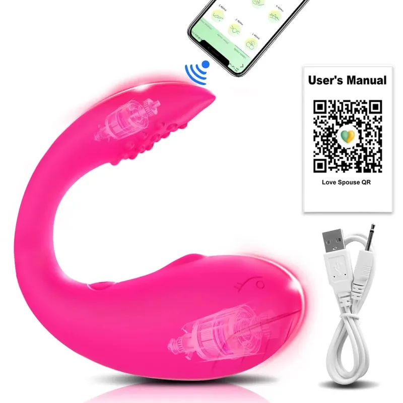 אלחוטי Bluetooth G Spot Vibrator נשים דגדגן ממריץ תחתונים לבישים לנשים ויברטור ביצת אהבה צעצועי מין רוטטים למבוגרים