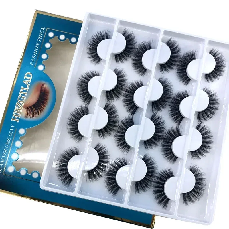 12 זוגות של Multipack 3D מינק ריסים מלאכותיים בעבודת יד, כלי איפור עיניים טבעי רך ונימוח — image 8