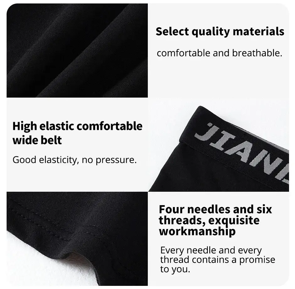 1/5 pezzi da uomo in bianco e nero classico ciclismo intimo lungo multi-size corsa fitness pantaloncini da allenamento completi adolescenti — image 5