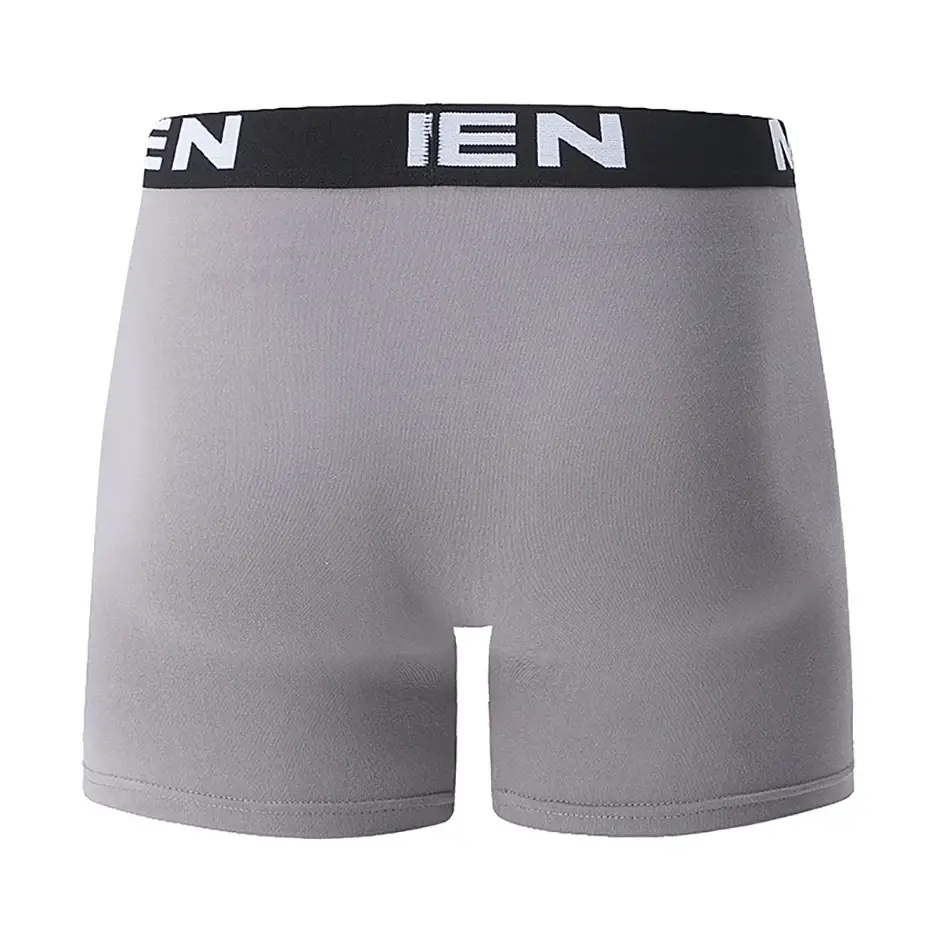 7-piece Set of Four Season Men's Solid Color Long Casual Underwear, Fashionable Sports Underwear, Plus Size Flat Corner Pants — image 16