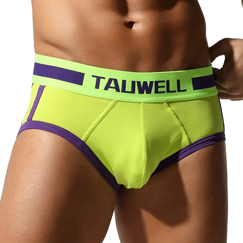 Men's Triangle Underwear, Tight Fitting, Low Waist, Color Blocking, Sexy, Youthful, Breathable and Comfortable — image 5