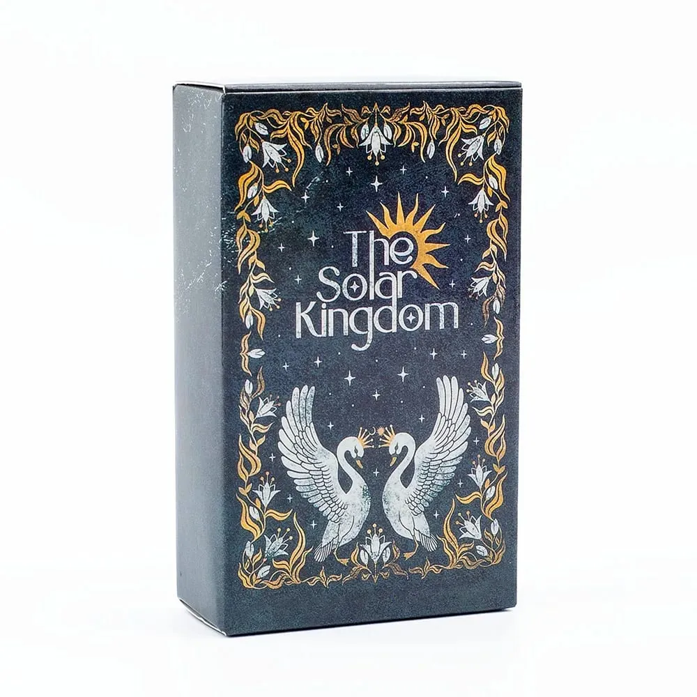 The Solar Kingdom Tarot Deck 78 Card Oracle Set English Visions Divination Edition Deck Επιτραπέζια παιχνίδια 10,4x6,1cm