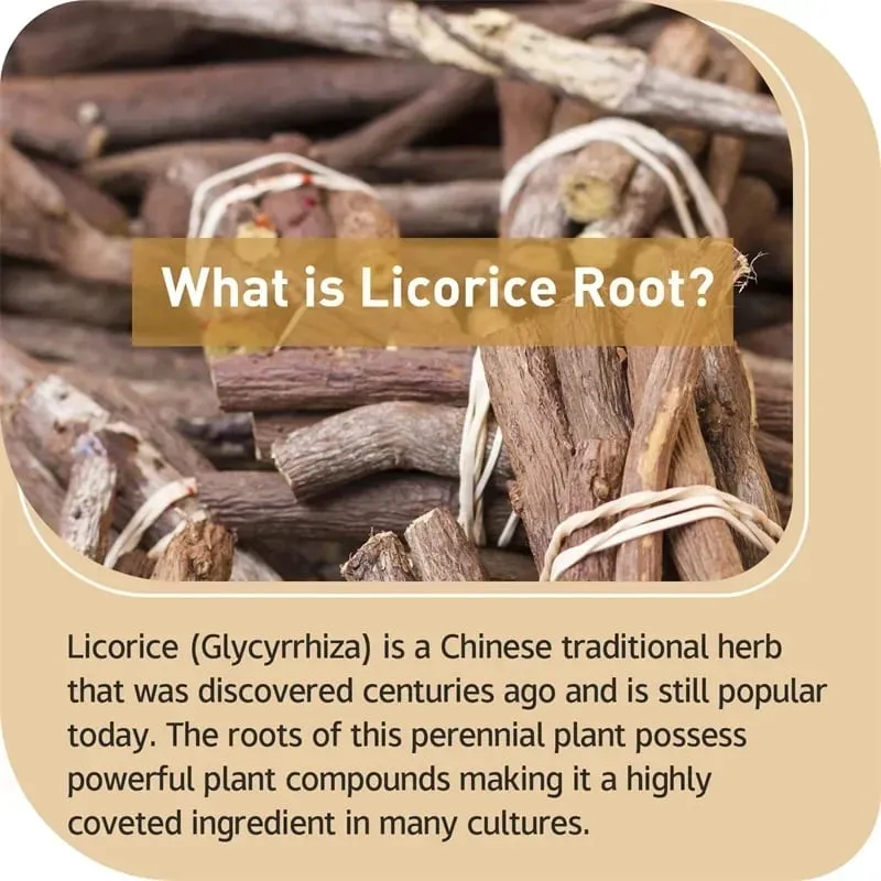 Licorice Root Capsules - Relieves Occasional Heartburn and Indigestion Soothes An Upset Stomach Improves Digestion Non-GMO