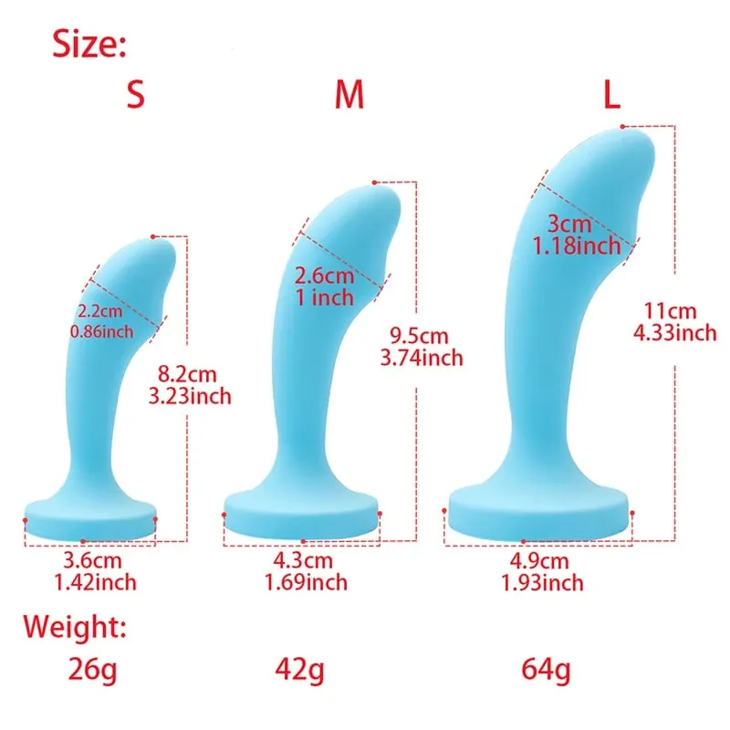 Silicone Anal Plug for Woman 3 Sizes Butt Plug Crystal Base Analplug Sex Toys For Woman Men Anal Toys Anal Dildo Adult Toys — image 5