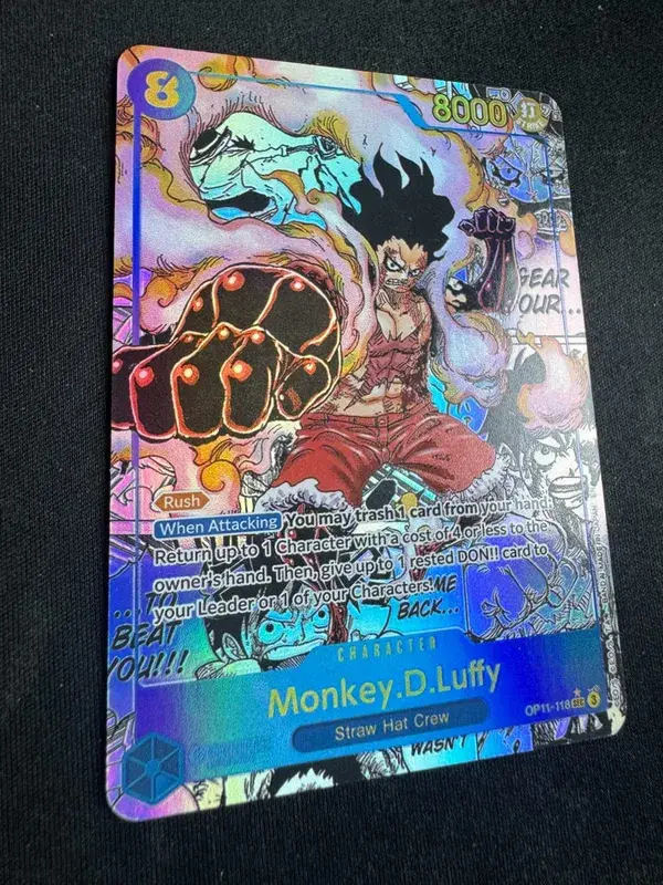 ONE PIECE Roronoa Zoro Monkey D. Luffy DIY Homemade Collection Card English Japanese Version Toys Christmas Birthday Gift — image 35