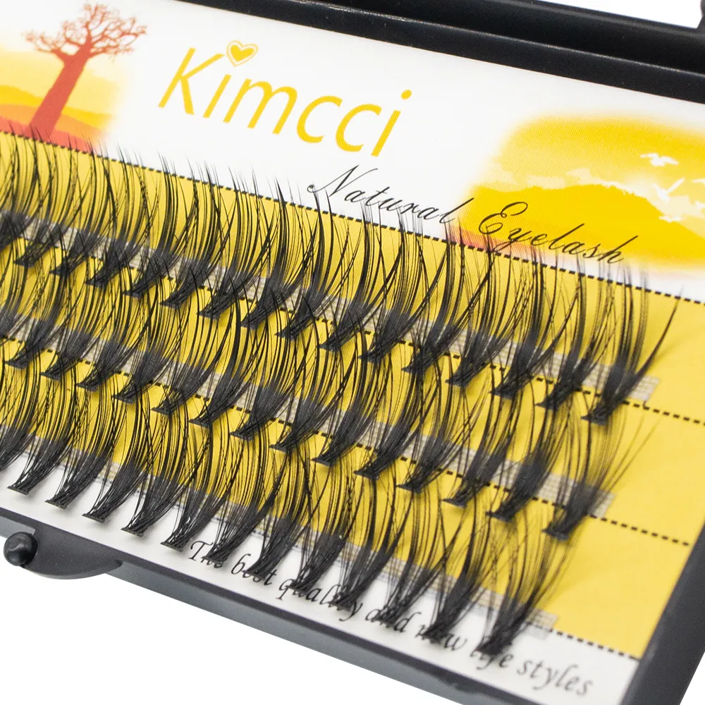 30D Kimcci Individual Eyelash Extension 1CASE 0.07C Makeup Grafting Cluser Eyelashes Natural Soft Fase Eye Lashes Cilia as SILK