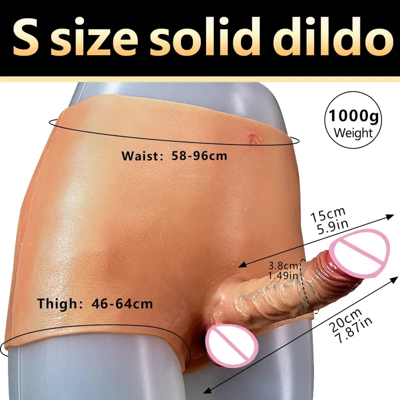 New Realistic Silicone Pegging Strapon Dildo Penis Pants Masturbators for Lesbian Sex Toys Suitable for Men Women 18+