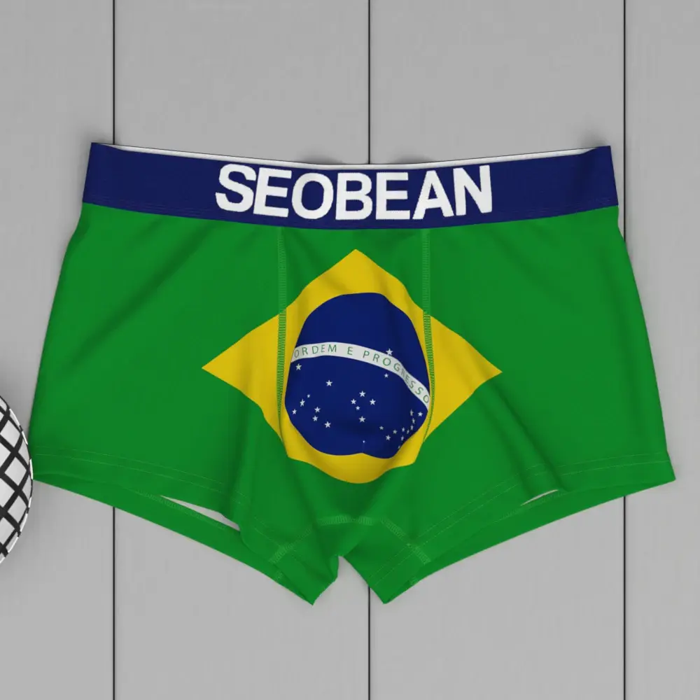 Men's Sexy National Flag Boxer Briefs Underwear New Coming Comfortable Waistband Breathable Fabric — image 4