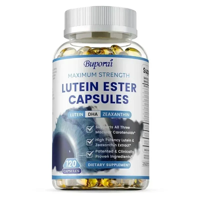 Lutein Ester Capsules - Relieve Blurred Vision and Dry Eyes Reduce Eye Fatigue for Vision & Eyes Health