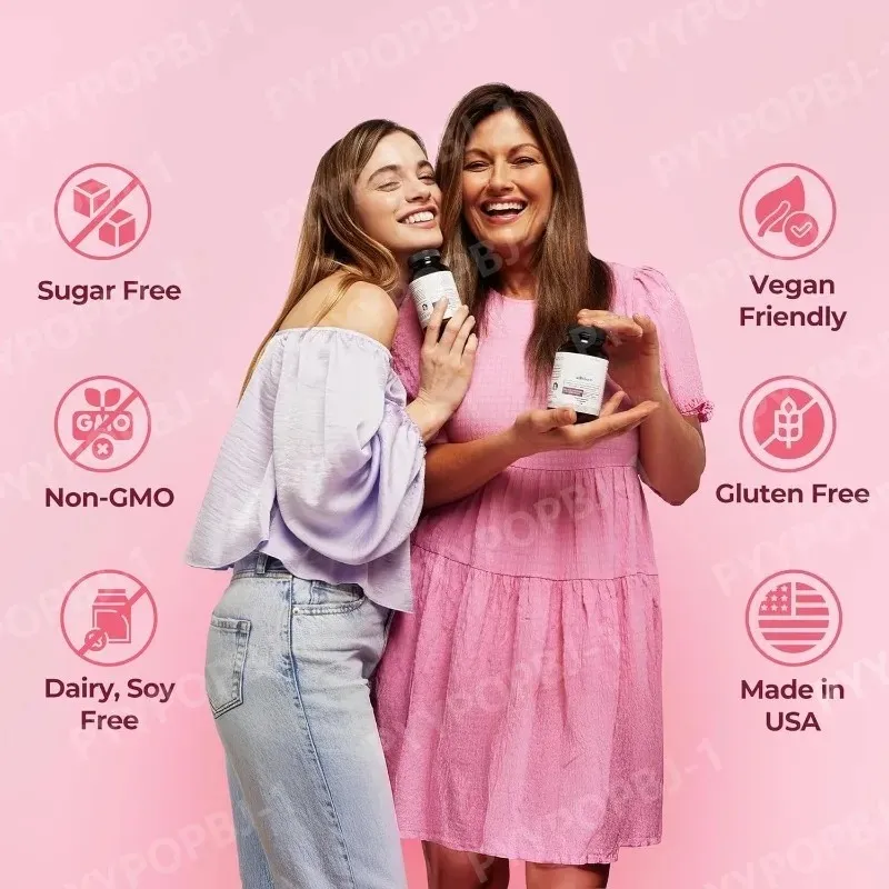 Hormone Harmony kapszula természetes gyógynövény-kiegészítővel Wellness támogatás nőknek Menopauza enyhítése Hormonális egyensúly 72 Szám — image 4