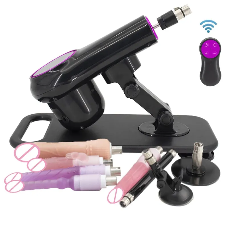 Newly Upgraded Wireless Remote Control Sex Machine for Women Automatic Masturbation Machine Pump Gun Love Machine Couple Sex Toy