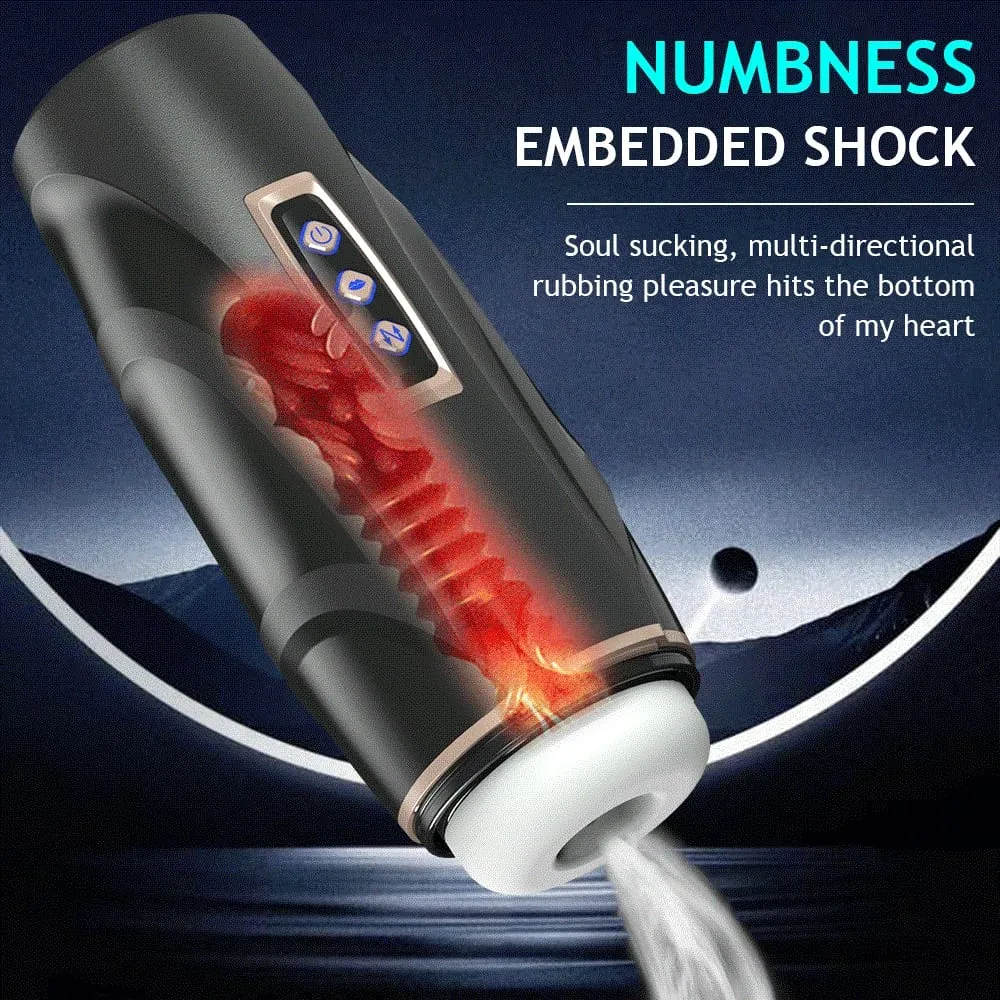 Automatic Male Masturbation Cup Telescopic Sucking vibrators Male Enlargement Penis Pump Pussy Adult Supplies Sex Toys 18+