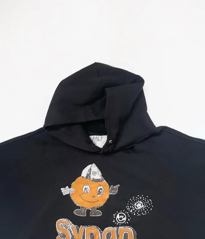 Nouveau surdimensionné PALY sweat à capuche pour homme femme lavé noir endommagé meilleure qualité décontracté Vintage Cardigan Zip sweats — image 34