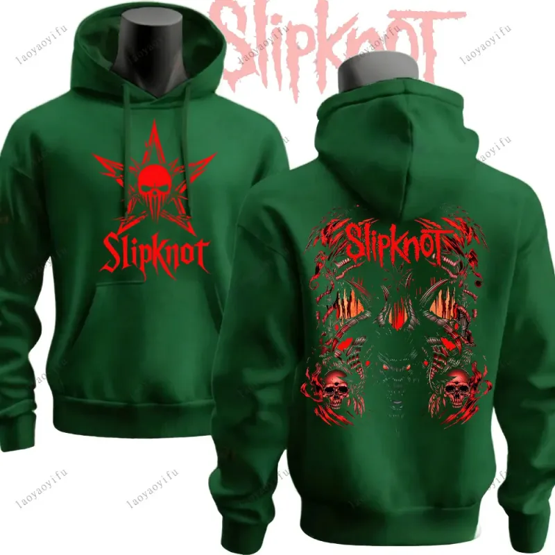 الرجال نمط جديد S-Slipknots الموسيقى شعار المعادن روك باند النساء الرجال هوديي بلوزات الجدة الاتجاه الملابس هودي البلوفرات الشتوية — image 8