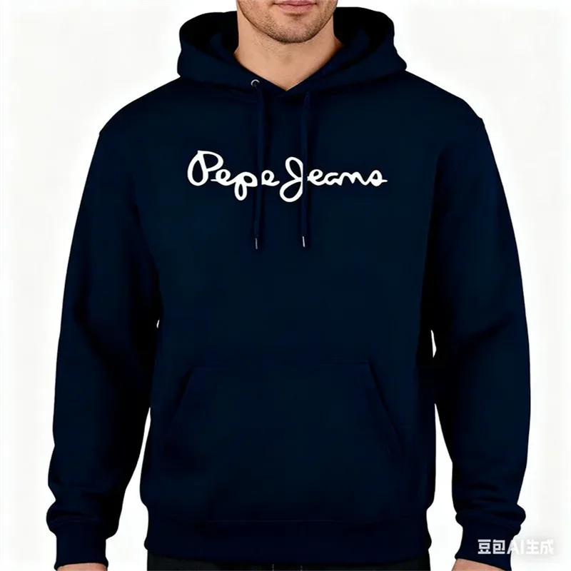 Casual herenhoodie 3D eenvoudige letter bedrukt polyester lange mouwen tops outdoor straat koele lente en herfst hoodies sweatshirt