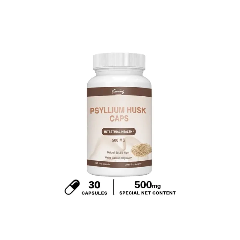 Psyllium Husk Capsules | Premium Soluble Fiber Supplement | Psyllium Powder Stool Softener and Relief for Adult Constipation — image 8