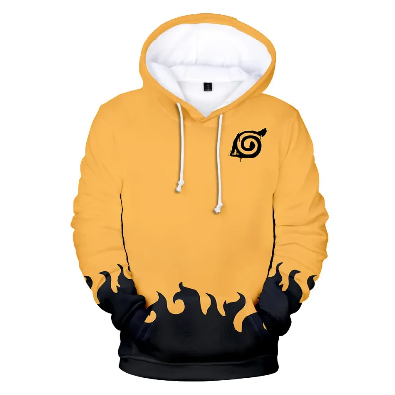 Bandai Naruto 3D Anime Sweat à capuche – Streetwear pour homme Cosplay Harajuku et style Y2K – Tendance et confortable — image 2