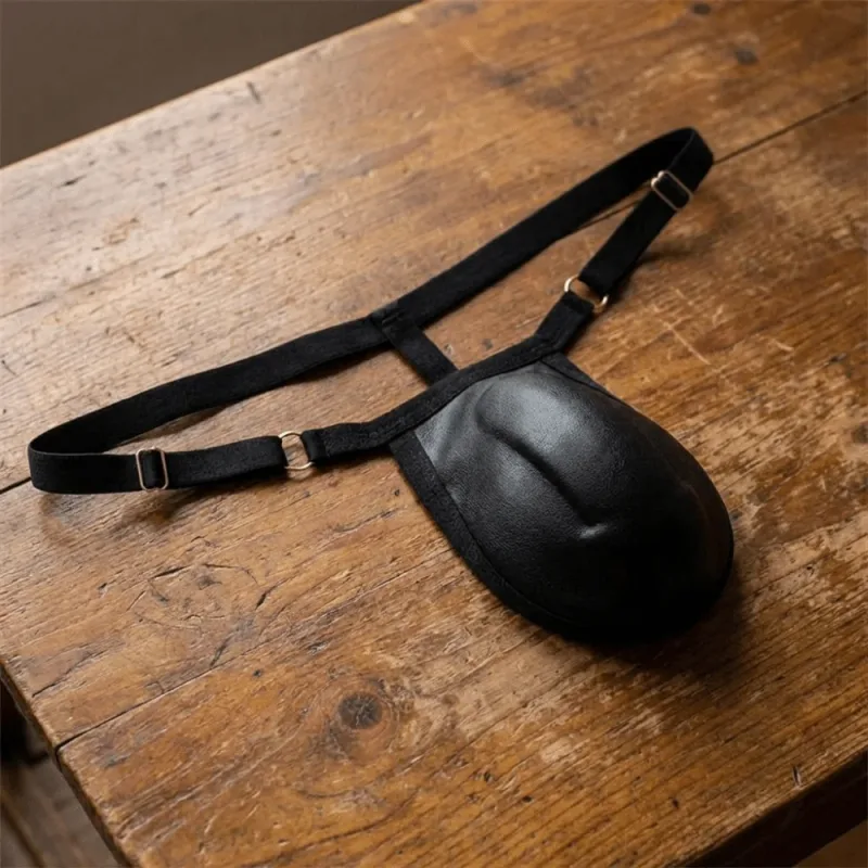 T-back Push Up gąbka podkładka pod kubek stringi regulowane 3D z przodu wyściełane figi bezszwowe niskiej talii męskie bielizna modelująca męskie majtki akcesoria