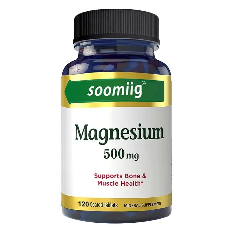 Soomiig Magnesium Oxide 500 Mg מפעיל את הפעילות של אנזימים מרובים ומקדם בריאות העצם