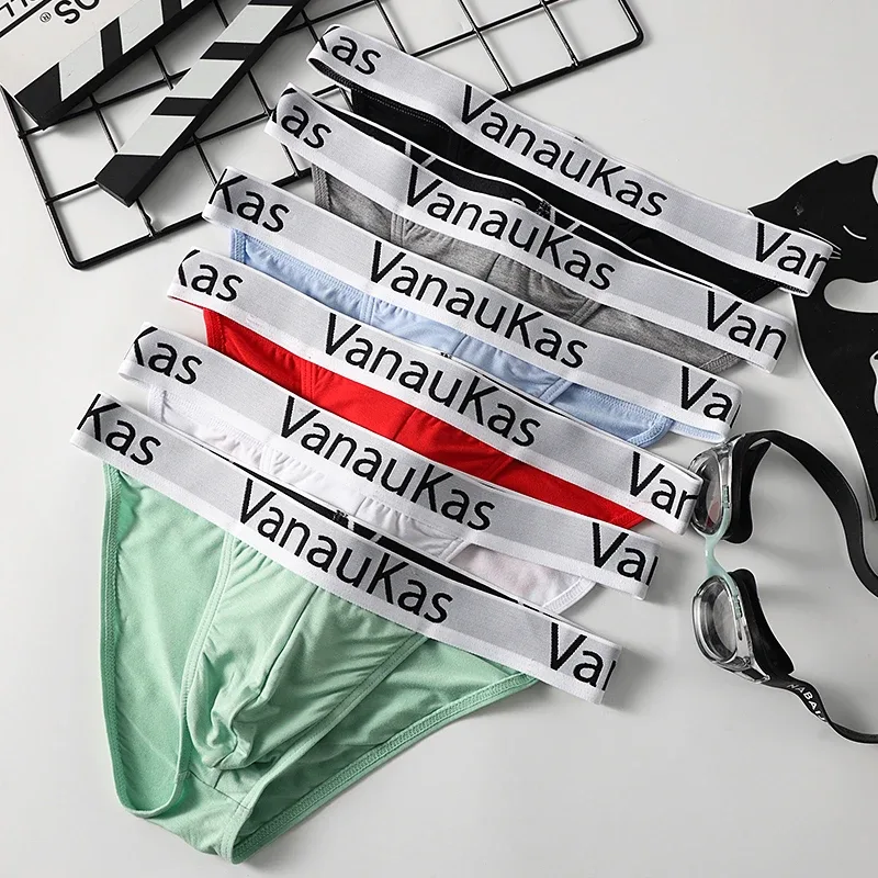Men's High Cut Panties Soft Modal Fabric Low Rise Briefs Sexy Comfortable Underwear — image 35