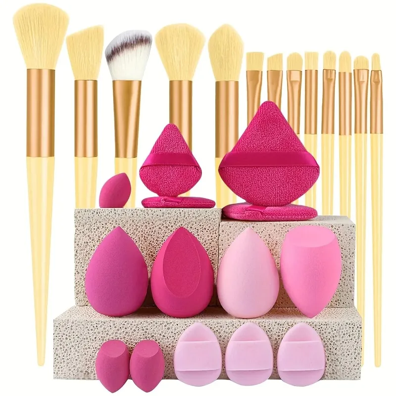Makeup Brushes 8-29Pcs Makeup Kit Professional Women Cosmetic Soft Powder Brush Eyeshadow Foundation Full Set Travel Beauty Tool
