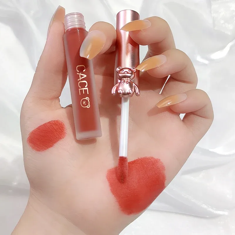 5 Colors Lipgloss Makeup Sets Waterproof Liquid Lipstick Matte Lasting Velvet Lip Mud Sexy Red Fashion Lip Stain Cosmetics
