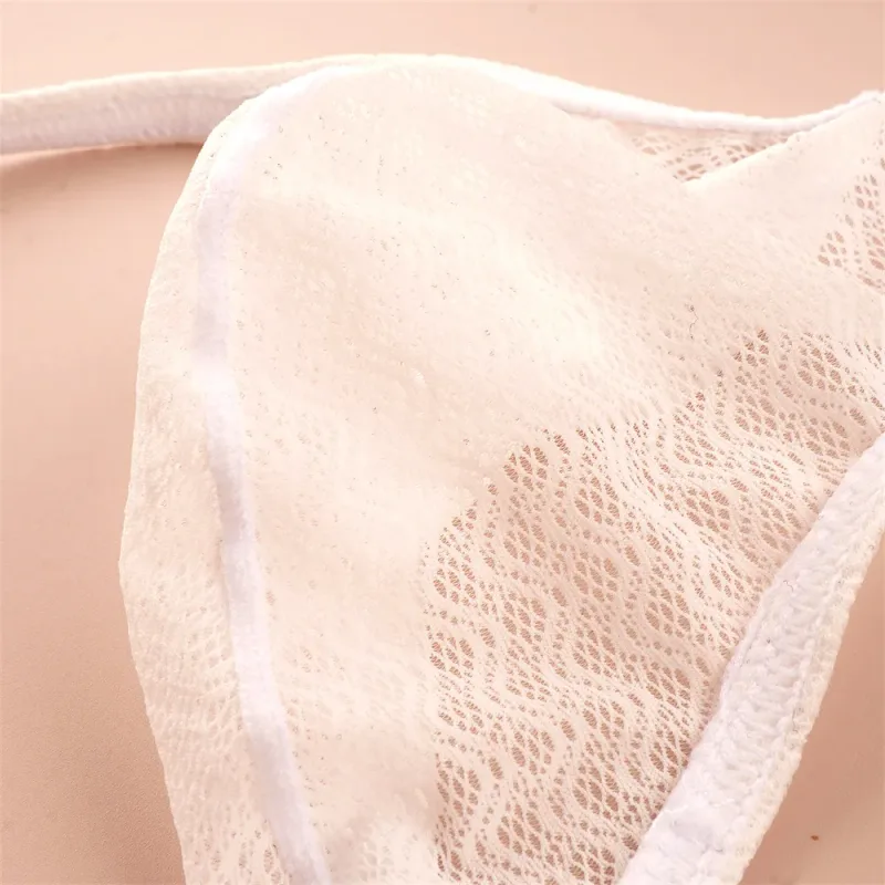 Mesh Nylon Pink Underwear for Men Solid Color Breathable Summer Cool Male Bulge Pouch Briefs Ultra Thin Sexy Plus Size Panties