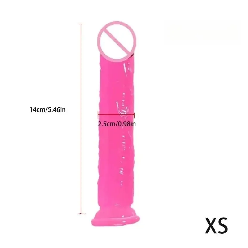 Pink Soft Realistic Dildo With Suction Cup Gode Consolador Big Penis Silicone Anal Adult Sex Toys Dilldo Plugs For Women Lesbian