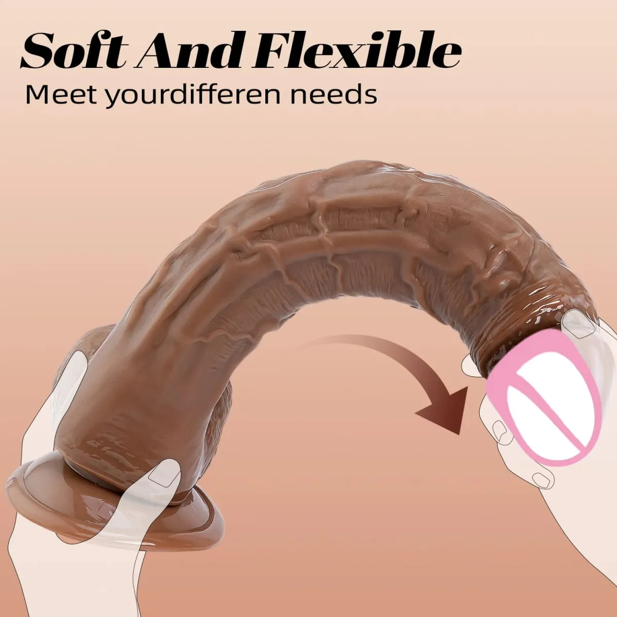 Realistic Dildo with Suction Cup Penetration Anal G-Spot Masturbator Penis Adult Sex Toys Huge Dildos for Women Rubber Cock Gode