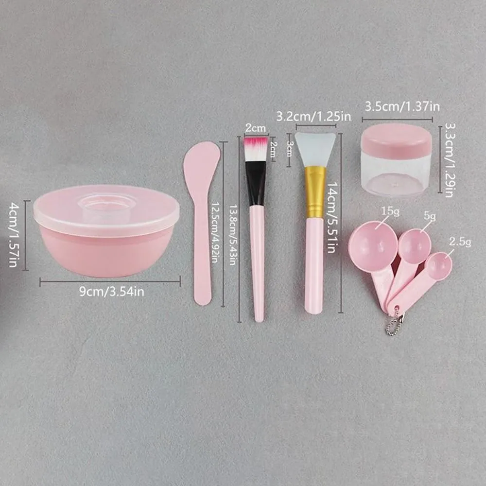 Face Mask Mixing Bowl Set DIY Facemask Mixing Tool with Silicone Mask Bowl Makeup Brushes Spatula Beauty Skin Care Beauty Health