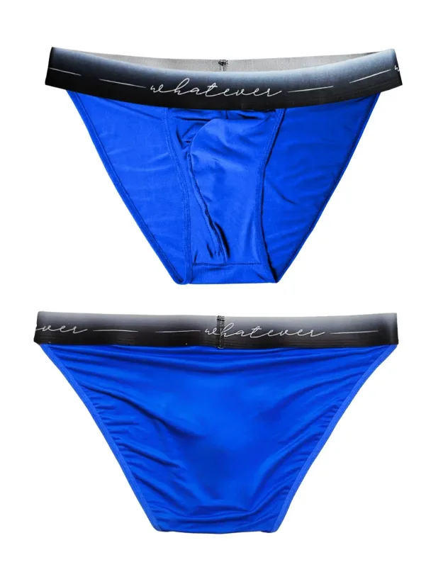 1pc Men's Sexy Semi-sheer Briefs - Ice Cold Fabric Printed Waistband Breathable Sweat-Wicking Soft Casual Daily Men Underwear